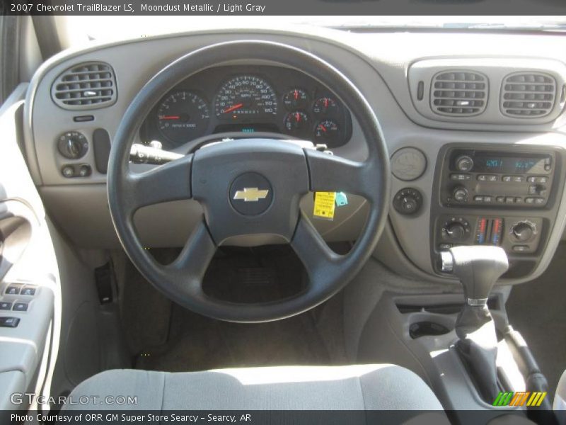 Moondust Metallic / Light Gray 2007 Chevrolet TrailBlazer LS
