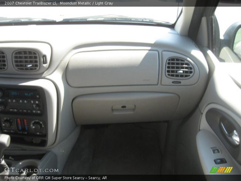 Moondust Metallic / Light Gray 2007 Chevrolet TrailBlazer LS