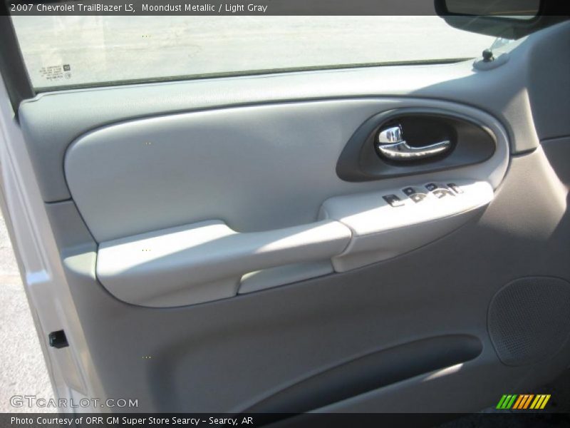 Moondust Metallic / Light Gray 2007 Chevrolet TrailBlazer LS