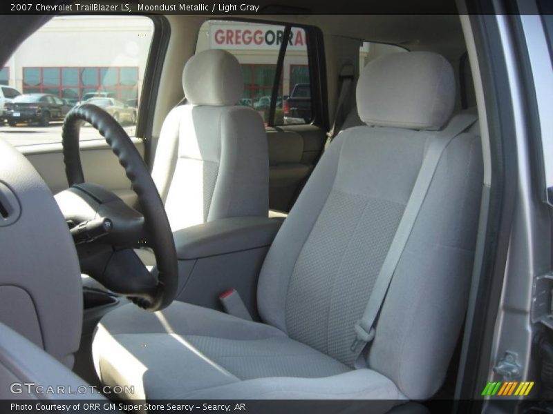 Moondust Metallic / Light Gray 2007 Chevrolet TrailBlazer LS