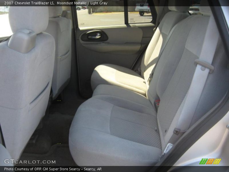 Moondust Metallic / Light Gray 2007 Chevrolet TrailBlazer LS