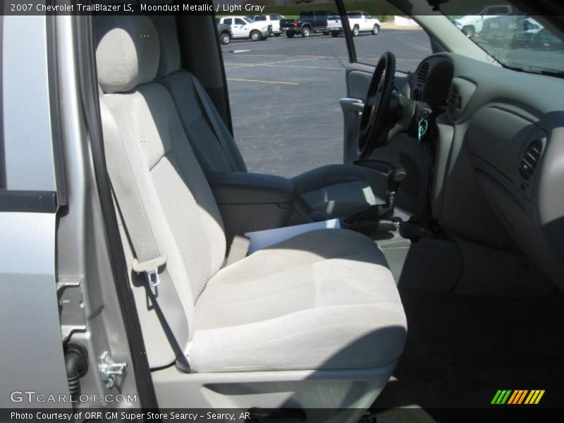 Moondust Metallic / Light Gray 2007 Chevrolet TrailBlazer LS