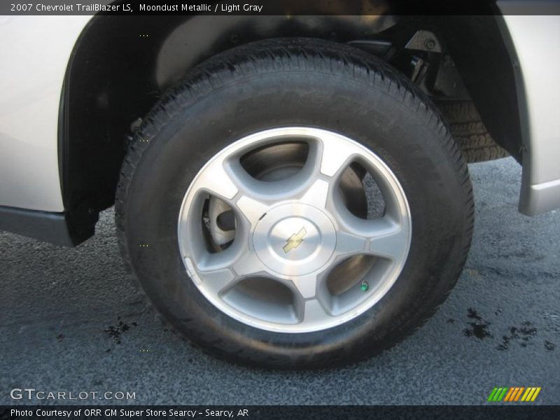 Moondust Metallic / Light Gray 2007 Chevrolet TrailBlazer LS