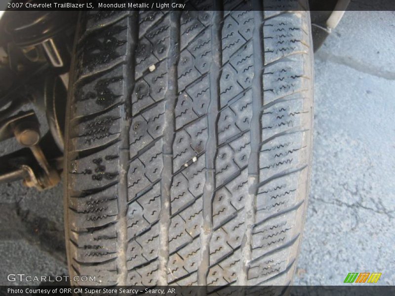 Moondust Metallic / Light Gray 2007 Chevrolet TrailBlazer LS