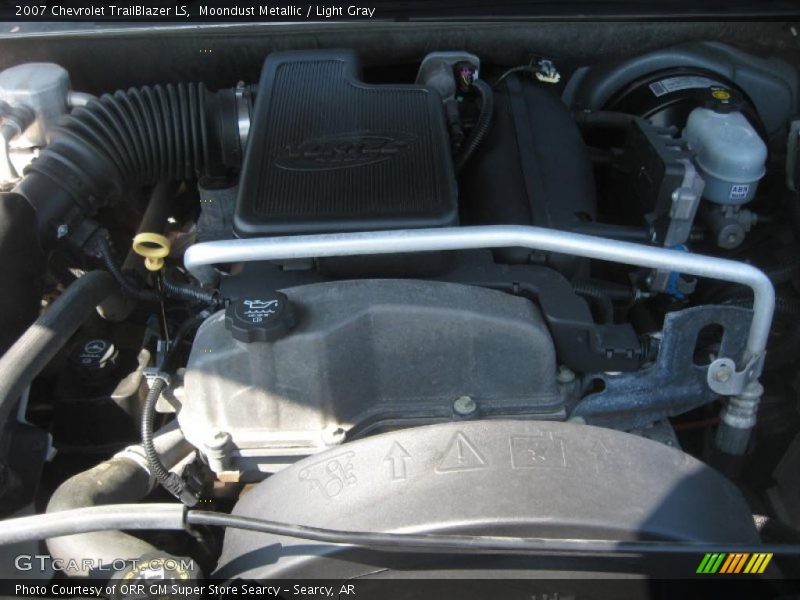 Moondust Metallic / Light Gray 2007 Chevrolet TrailBlazer LS
