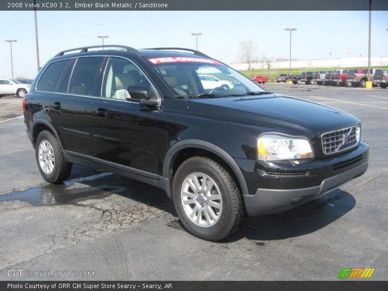 Ember Black Metallic / Sandstone 2008 Volvo XC90 3.2