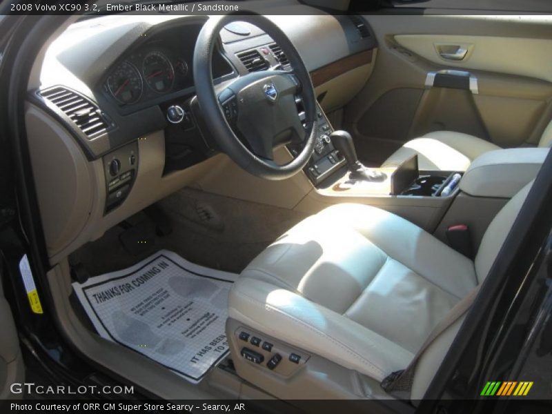 Ember Black Metallic / Sandstone 2008 Volvo XC90 3.2
