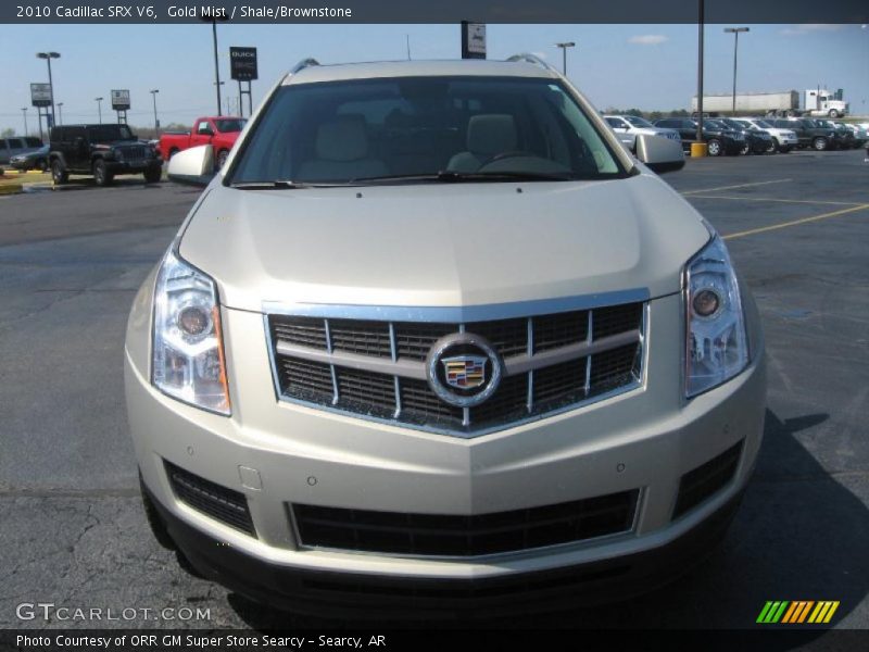 Gold Mist / Shale/Brownstone 2010 Cadillac SRX V6