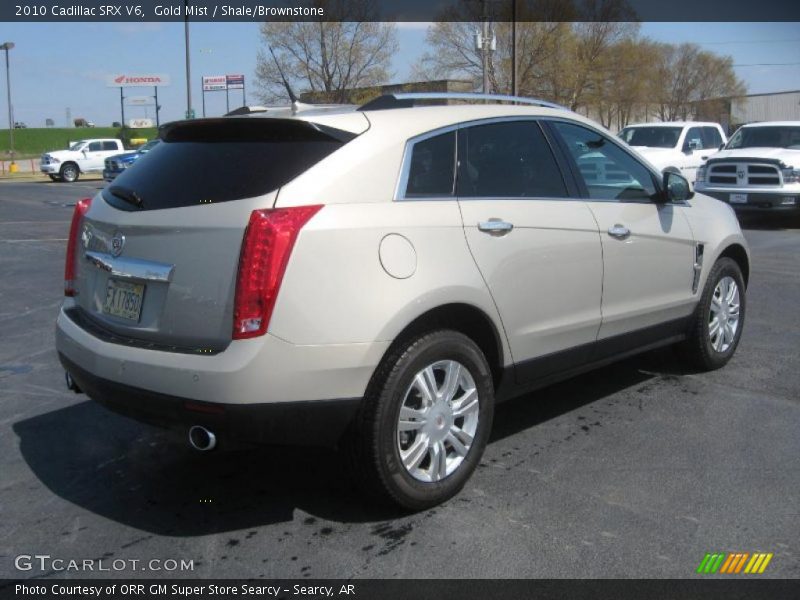 Gold Mist / Shale/Brownstone 2010 Cadillac SRX V6