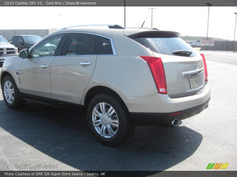 Gold Mist / Shale/Brownstone 2010 Cadillac SRX V6