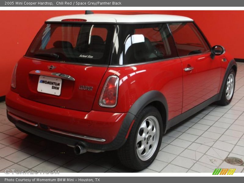 Chili Red / Space Grey/Panther Black 2005 Mini Cooper Hardtop