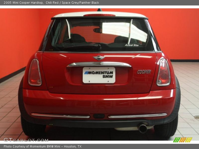 Chili Red / Space Grey/Panther Black 2005 Mini Cooper Hardtop