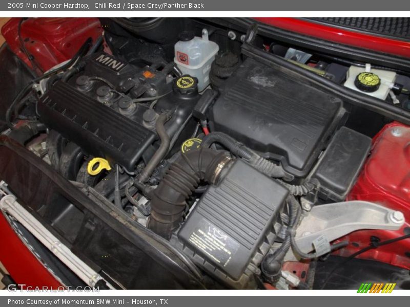Chili Red / Space Grey/Panther Black 2005 Mini Cooper Hardtop