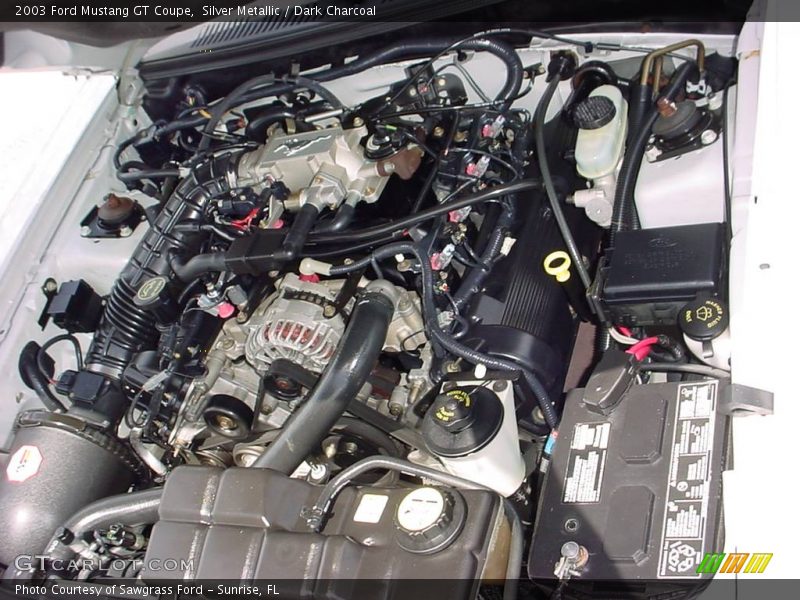 Silver Metallic / Dark Charcoal 2003 Ford Mustang GT Coupe