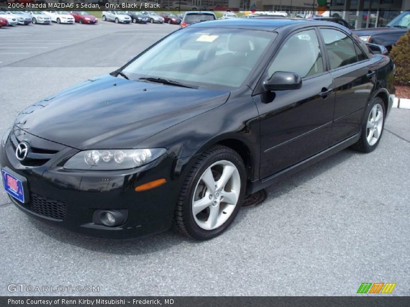 Onyx Black / Black 2006 Mazda MAZDA6 s Sedan