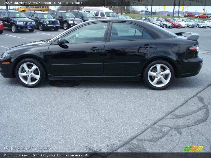 Onyx Black / Black 2006 Mazda MAZDA6 s Sedan