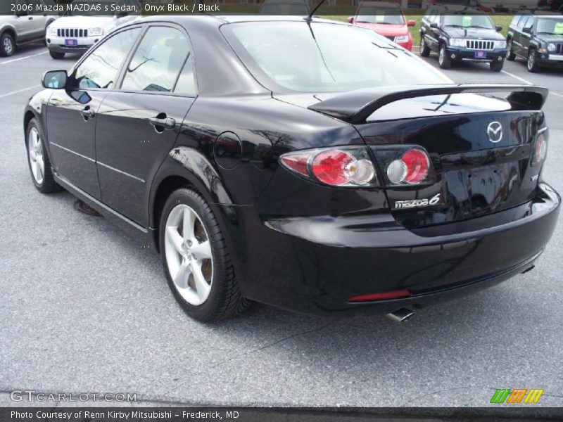 Onyx Black / Black 2006 Mazda MAZDA6 s Sedan