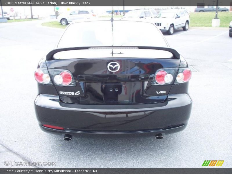Onyx Black / Black 2006 Mazda MAZDA6 s Sedan