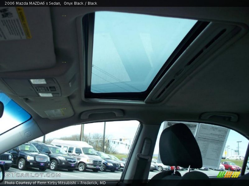 Onyx Black / Black 2006 Mazda MAZDA6 s Sedan