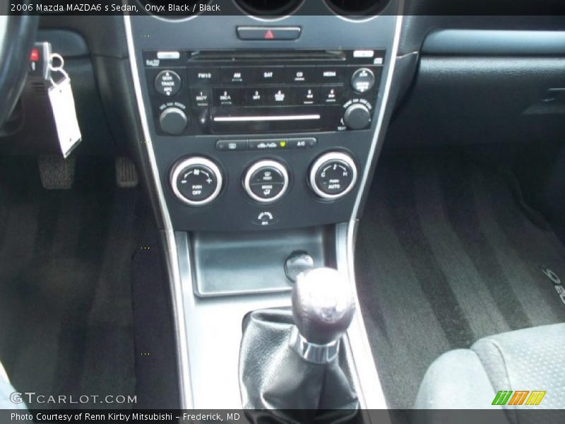 Onyx Black / Black 2006 Mazda MAZDA6 s Sedan