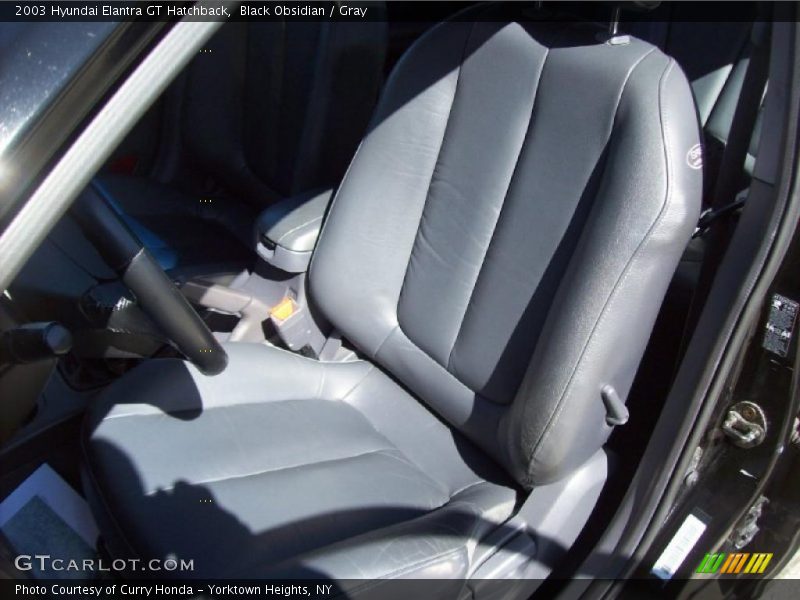 Black Obsidian / Gray 2003 Hyundai Elantra GT Hatchback