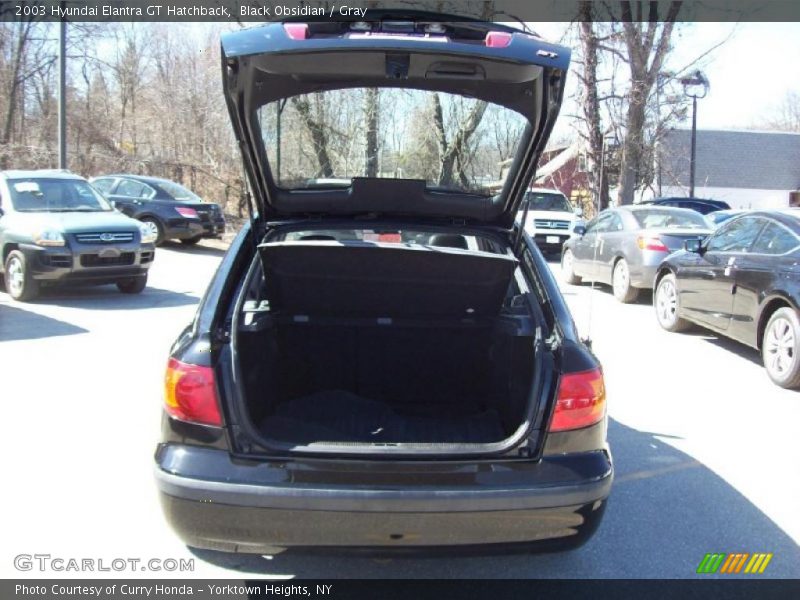 Black Obsidian / Gray 2003 Hyundai Elantra GT Hatchback