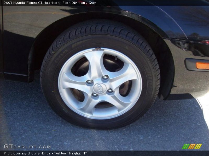 Black Obsidian / Gray 2003 Hyundai Elantra GT Hatchback