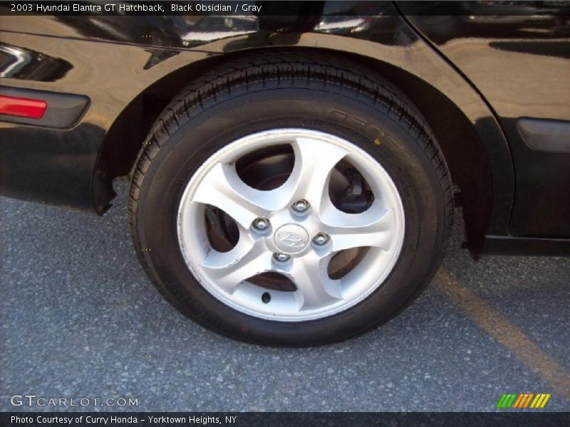 Black Obsidian / Gray 2003 Hyundai Elantra GT Hatchback