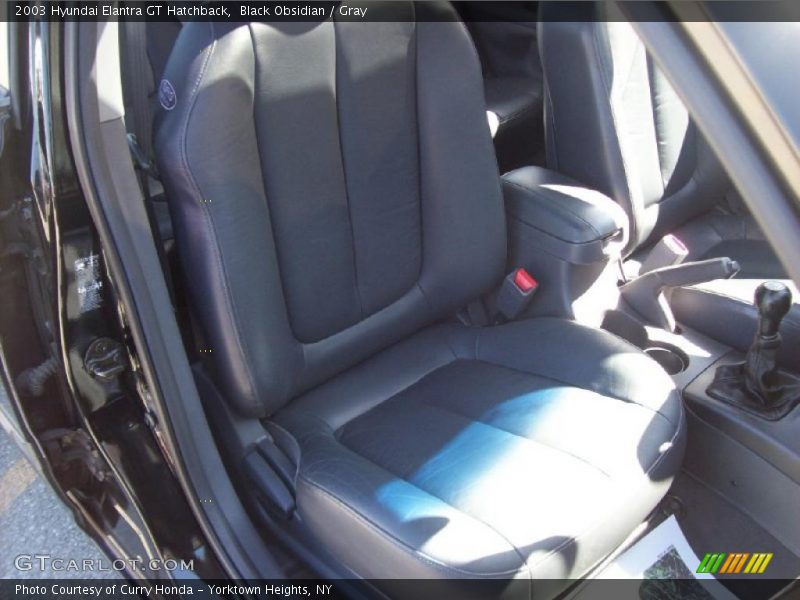 Black Obsidian / Gray 2003 Hyundai Elantra GT Hatchback