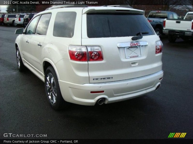 White Diamond Tintcoat / Light Titanium 2011 GMC Acadia Denali