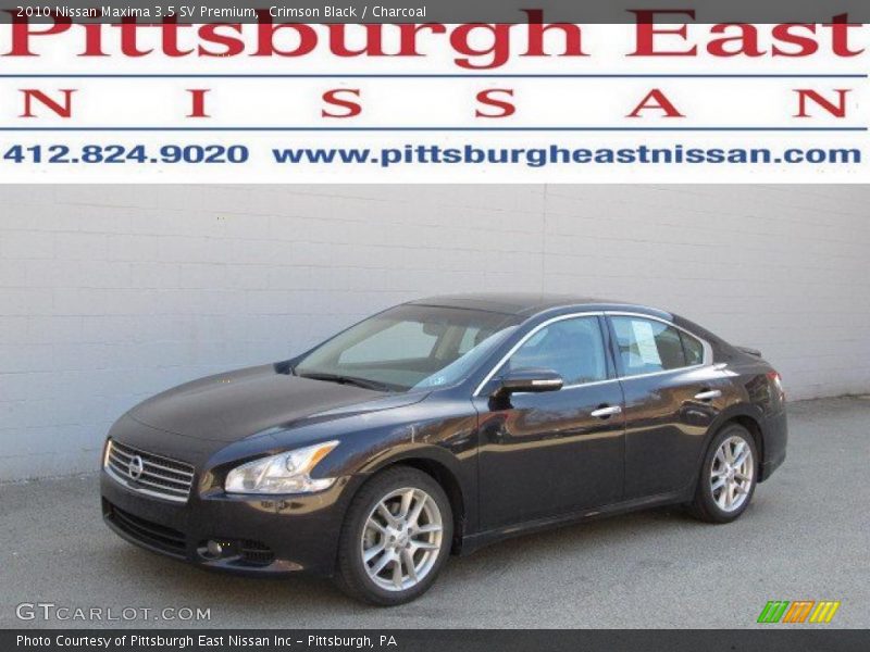 Crimson Black / Charcoal 2010 Nissan Maxima 3.5 SV Premium