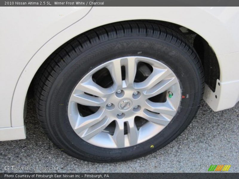 Winter Frost White / Charcoal 2010 Nissan Altima 2.5 SL