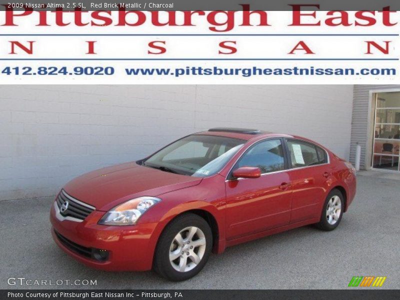 Red Brick Metallic / Charcoal 2009 Nissan Altima 2.5 SL