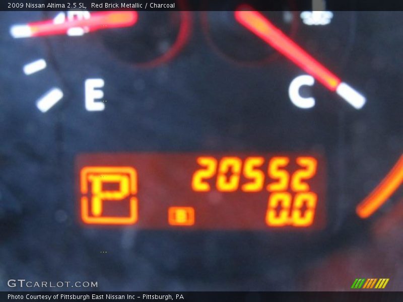 Red Brick Metallic / Charcoal 2009 Nissan Altima 2.5 SL