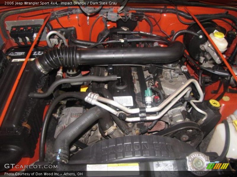 Impact Orange / Dark Slate Gray 2006 Jeep Wrangler Sport 4x4