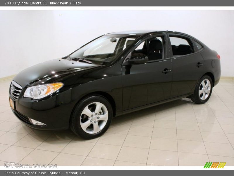 Black Pearl / Black 2010 Hyundai Elantra SE