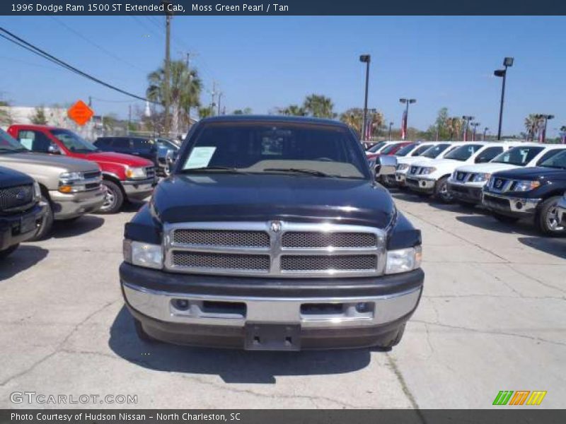 Moss Green Pearl / Tan 1996 Dodge Ram 1500 ST Extended Cab