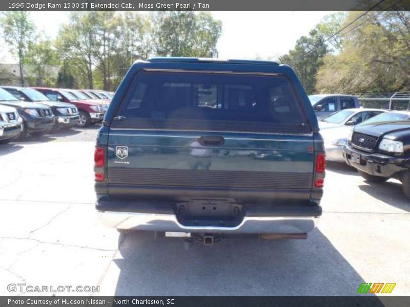 Moss Green Pearl / Tan 1996 Dodge Ram 1500 ST Extended Cab