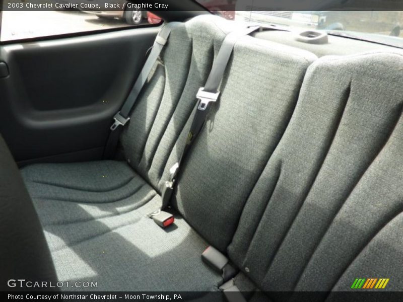 Black / Graphite Gray 2003 Chevrolet Cavalier Coupe