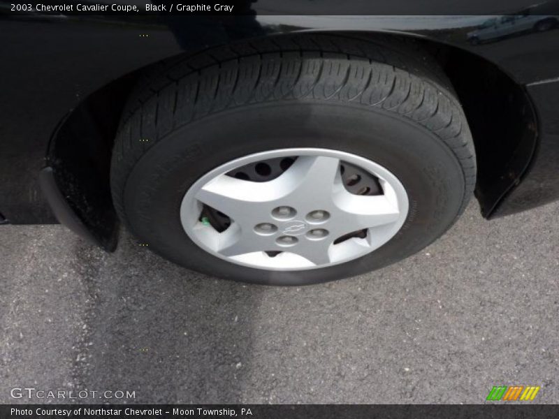 Black / Graphite Gray 2003 Chevrolet Cavalier Coupe