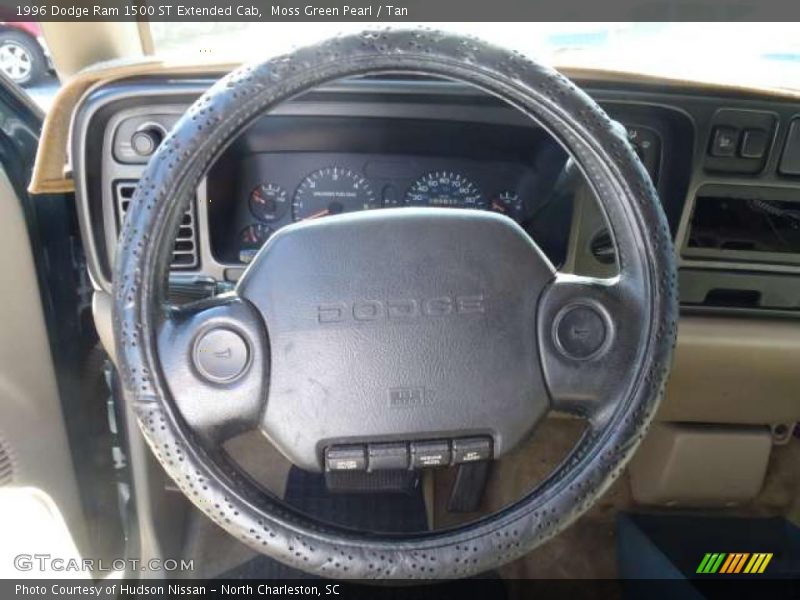 Moss Green Pearl / Tan 1996 Dodge Ram 1500 ST Extended Cab