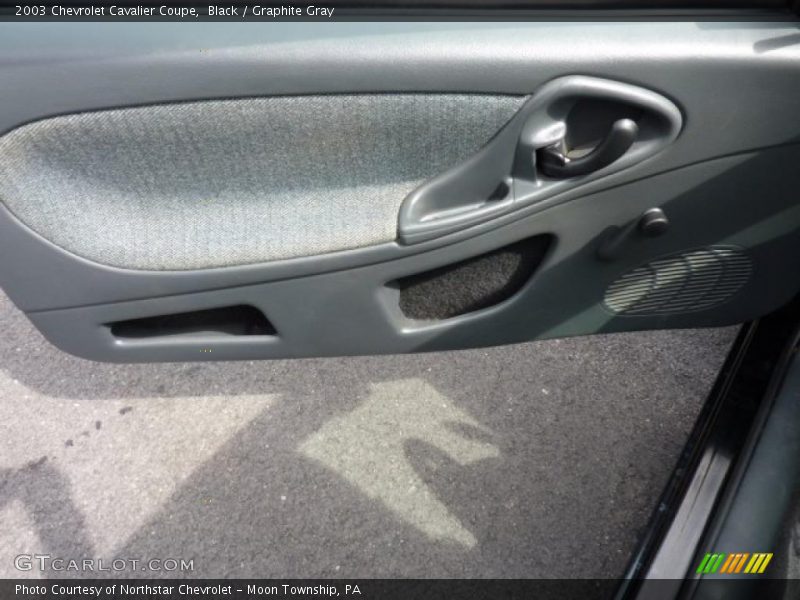 Black / Graphite Gray 2003 Chevrolet Cavalier Coupe