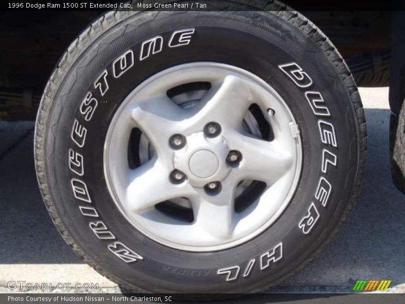 Moss Green Pearl / Tan 1996 Dodge Ram 1500 ST Extended Cab