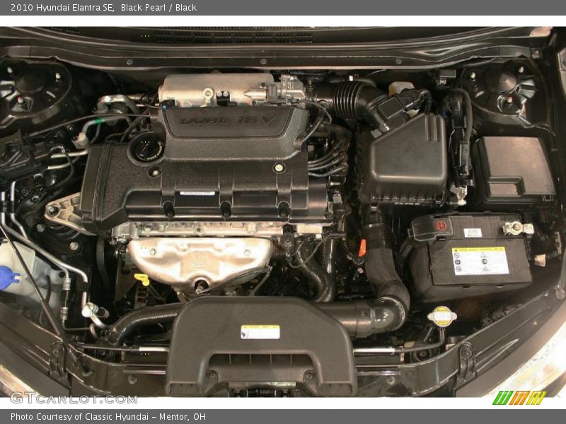  2010 Elantra SE Engine - 2.0 Liter DOHC 16-Valve CVVT 4 Cylinder
