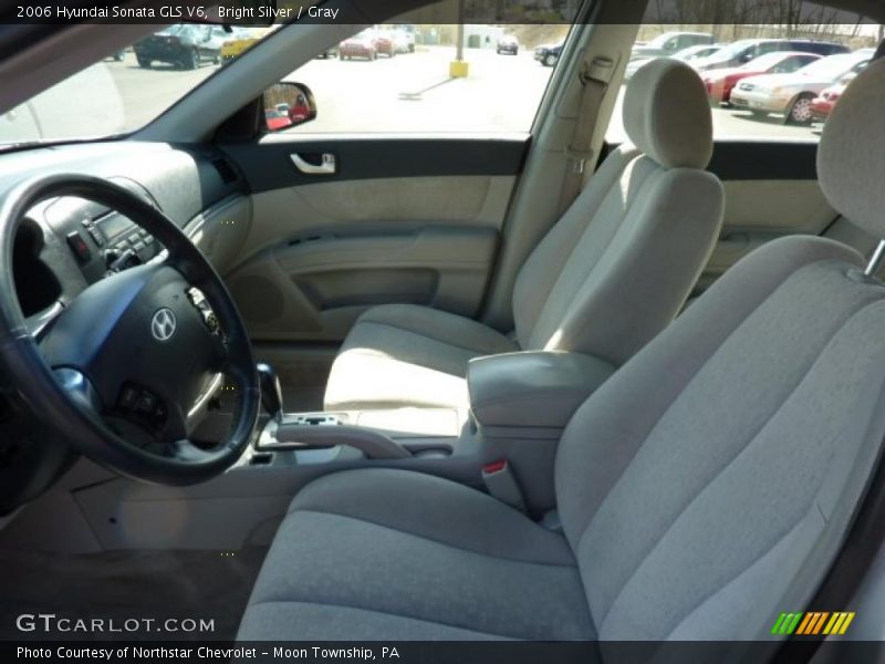 Bright Silver / Gray 2006 Hyundai Sonata GLS V6