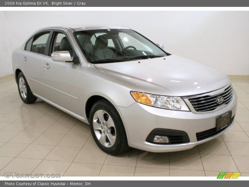 Bright Silver / Gray 2009 Kia Optima EX V6