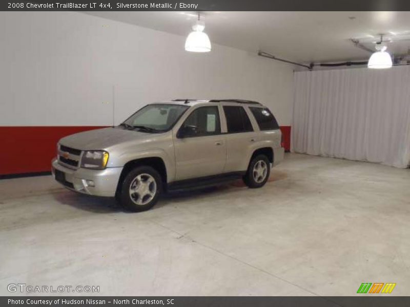 Silverstone Metallic / Ebony 2008 Chevrolet TrailBlazer LT 4x4