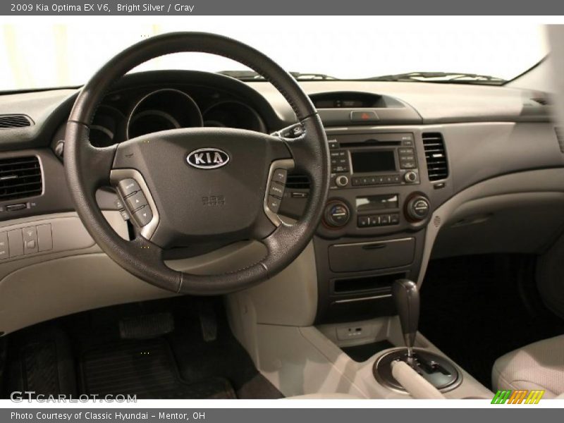 Bright Silver / Gray 2009 Kia Optima EX V6