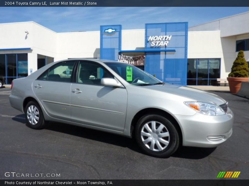 Lunar Mist Metallic / Stone 2004 Toyota Camry LE