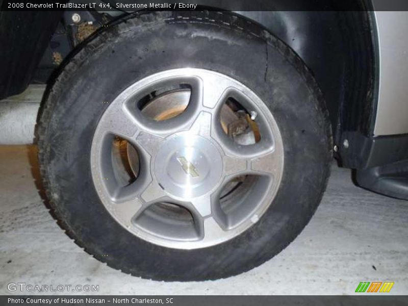 Silverstone Metallic / Ebony 2008 Chevrolet TrailBlazer LT 4x4